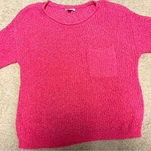 Versona Fuchsia Crew Neck Sweater